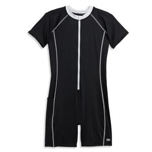 TomboyX Swim 6 in. Unisuit Women's Black Size 2X